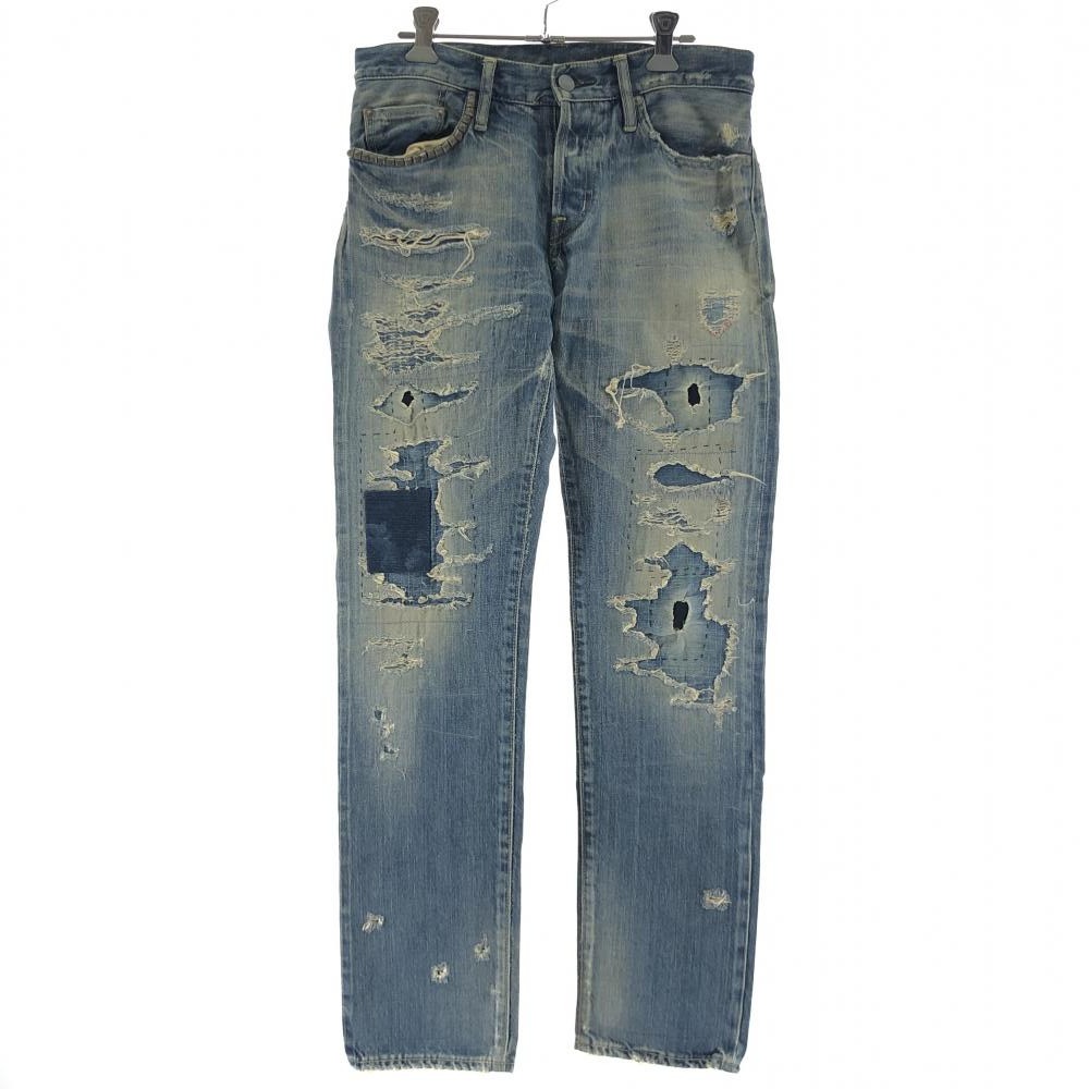 希少 HYSTERIC GLAMOUR ダメージジーンズ 赤耳 30 入手困難