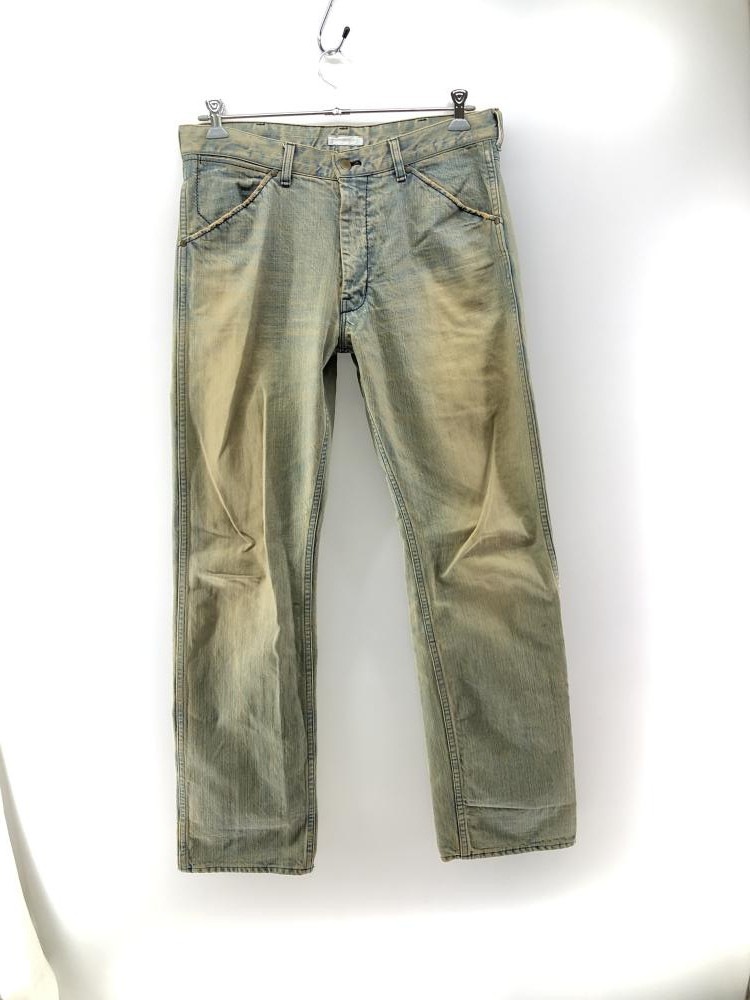 中古】NUMBER(N)INE 02aw ジョージ期 泥加工 デニムパンツ サイズ3