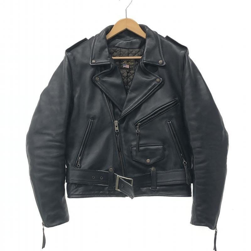 vanson ダブルライダースジャケット 34 ブラック✨「早い者勝ち」 Amazon.co.jp: [VANSON Leathers] バンソン C2 ダブルライダース