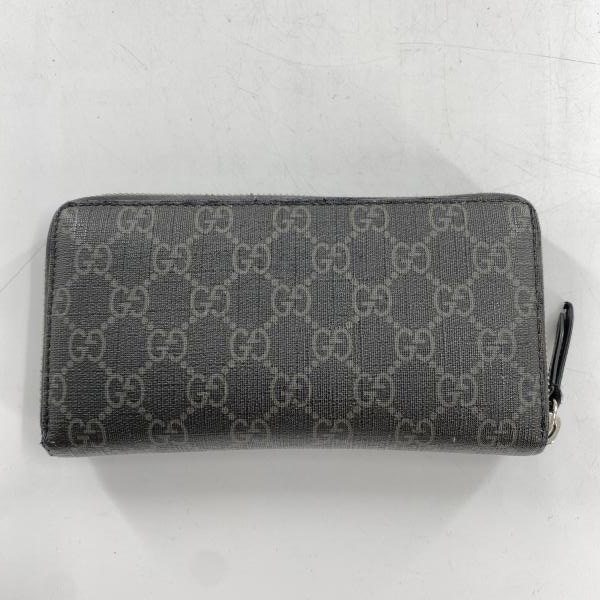 ����š�GUCCI �饦��ɥե����ʡ�������å� Ĺ���� 451273��525040 �֥�å� GG���ץ꡼�� ���å� ���͡�����OȾ�ġ�