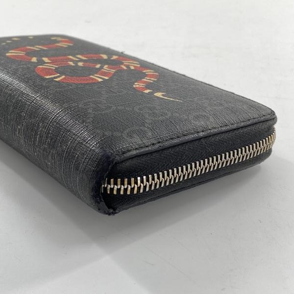 ����š�GUCCI �饦��ɥե����ʡ�������å� Ĺ���� 451273��525040 �֥�å� GG���ץ꡼�� ���å� ���͡�����OȾ�ġ�