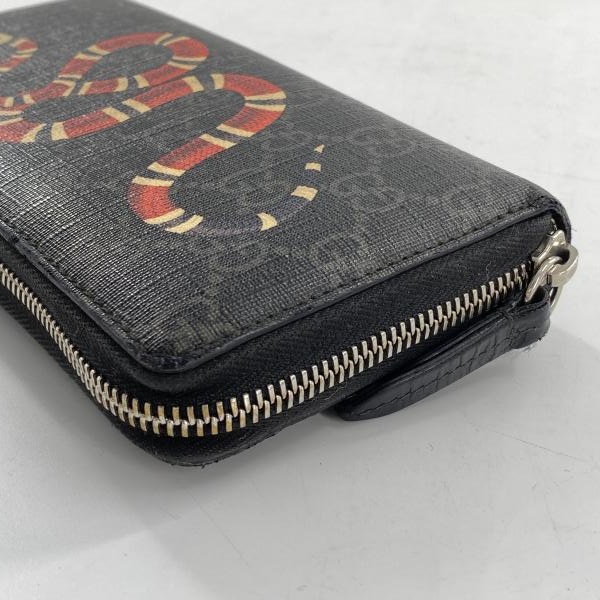 ����š�GUCCI �饦��ɥե����ʡ�������å� Ĺ���� 451273��525040 �֥�å� GG���ץ꡼�� ���å� ���͡�����OȾ�ġ�