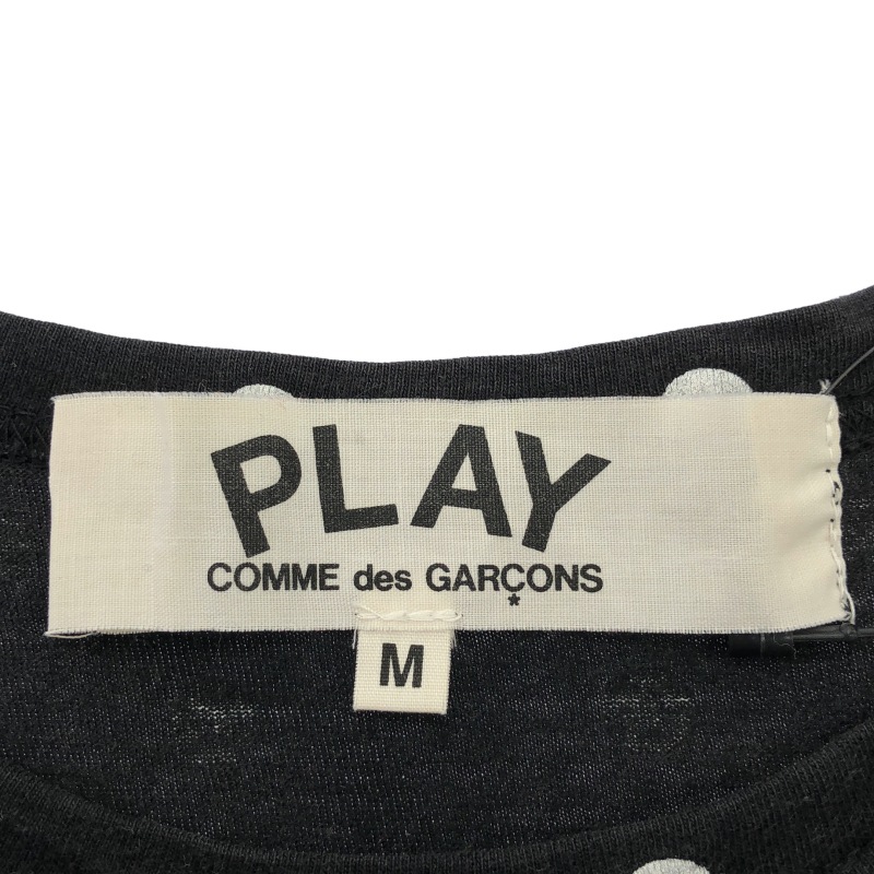 ����š�PLAY COMME des GARCONS �ɥåȥ���T����� �֥�å� ������M �ץ쥤 ����ǥ���륽���O���ܡ�