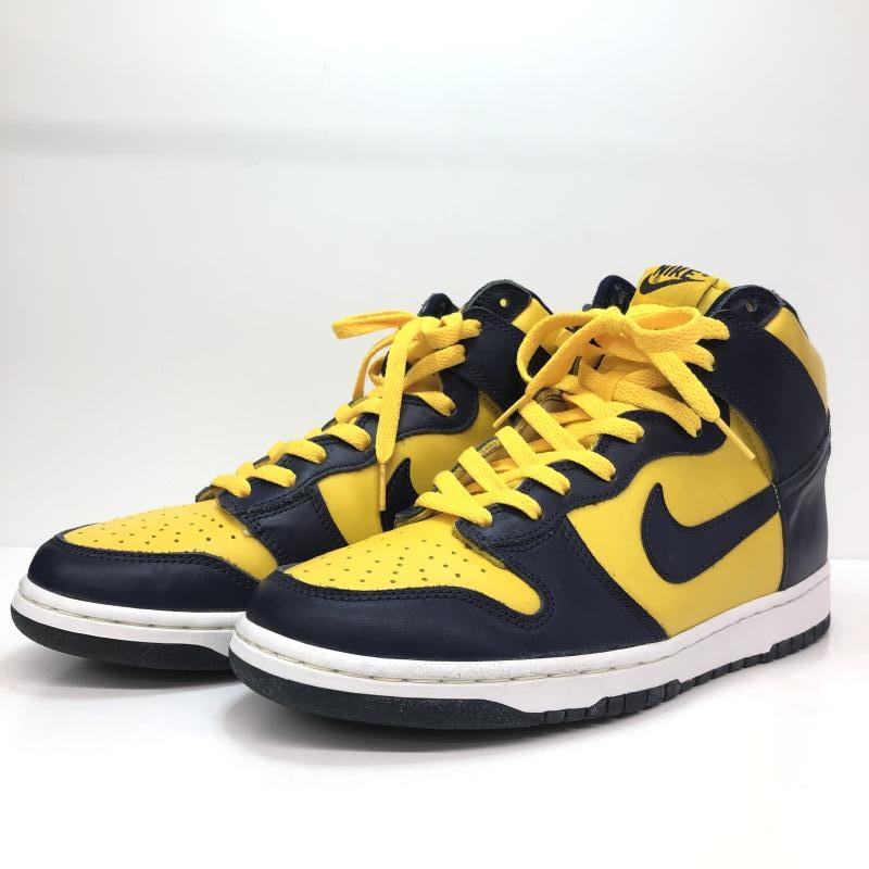 š۴Ѿ)NIKE DUNK LE 1998 MICHIGAN 27cm 630335-471 ʥ  ߥ OΩŹ