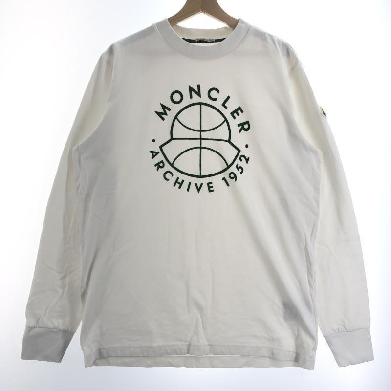 中古】MONCLER ロンT XL K10918D00004 ホワイト モンクレール【O半田店
