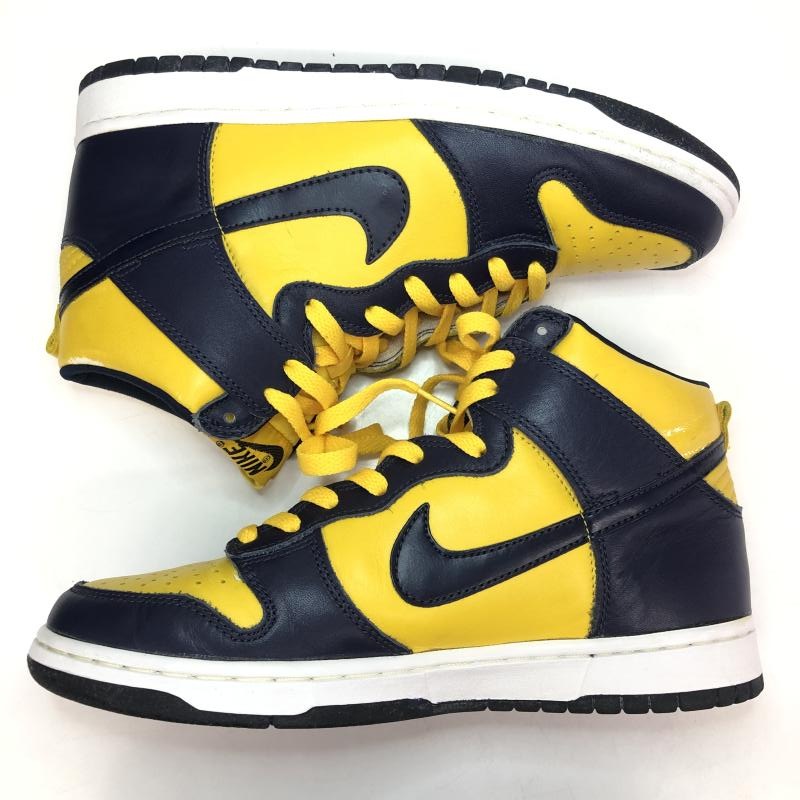š۴Ѿ)NIKE DUNK LE 1998 MICHIGAN 27cm 630335-471 ʥ  ߥ OΩŹ