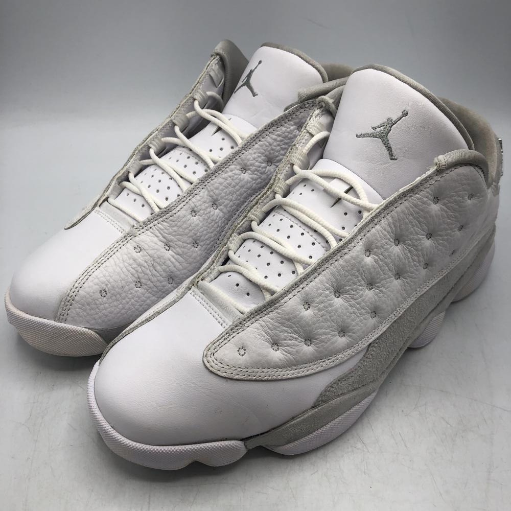 中古】NIKE AIR JORDAN 13 RETRO LOW PURE PLATINUM 29cm 310810