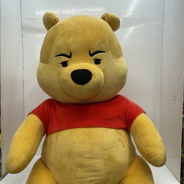 中古】超特大 プーさん ファニーフェイス ぬいぐるみ【O中村