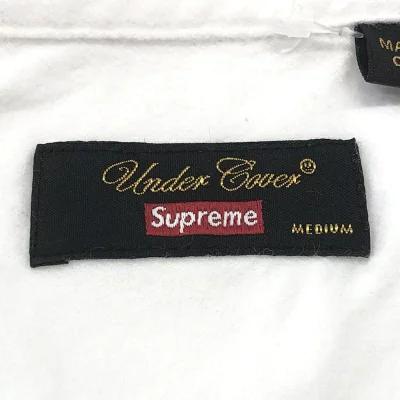 ����š�Supreme �� UNDERCOVER 23SS UNDERCOVER S/S Flannel Shirt M �ۥ磻�� ����ץ꡼�� ����������С���O̾�Ų��ߤʤȡ�