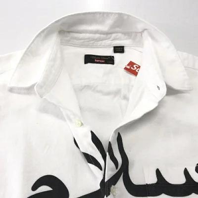 ����š�Supreme �� UNDERCOVER 23SS UNDERCOVER S/S Flannel Shirt M �ۥ磻�� ����ץ꡼�� ����������С���O̾�Ų��ߤʤȡ�
