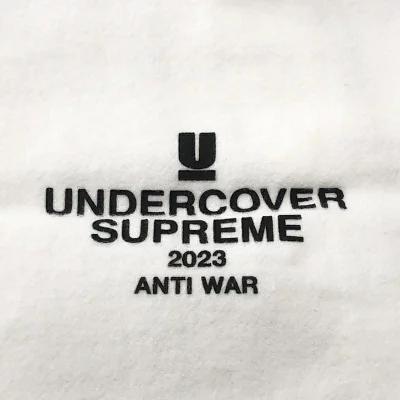 ����š�Supreme �� UNDERCOVER 23SS UNDERCOVER S/S Flannel Shirt M �ۥ磻�� ����ץ꡼�� ����������С���O̾�Ų��ߤʤȡ�