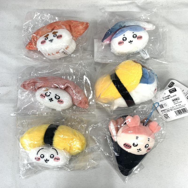 中古】現状品)ちいかわ寿司ｾｯﾄ(シーサー/サーモン・ハチワレ