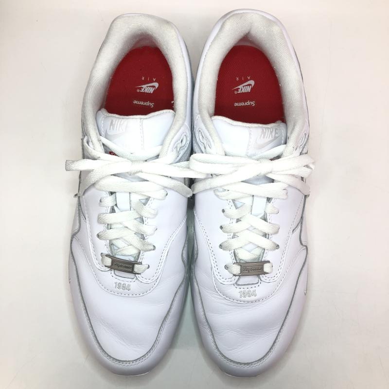 šSUPREME NIKE AIR MAX 1 87 SP 28.5cm WHITE HF8813-100OΩŹ