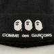 ����š�A BATHING APE �� comme des garcons OSAKA KNIT CAP �˥åȥ���å� F �֥�å� ���٥����󥰥����� ����ǥ���륽���OȾ�ġ�