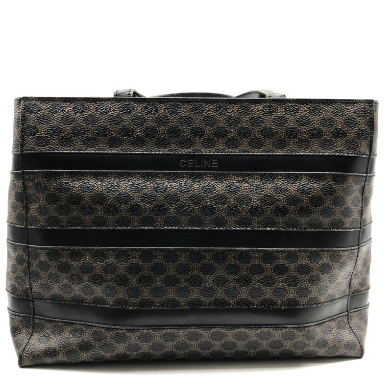 ����š�CELINE �ȡ��ȥХå� �ޥ������� PVC ���꡼�� �֥饦���O˭�ġ�