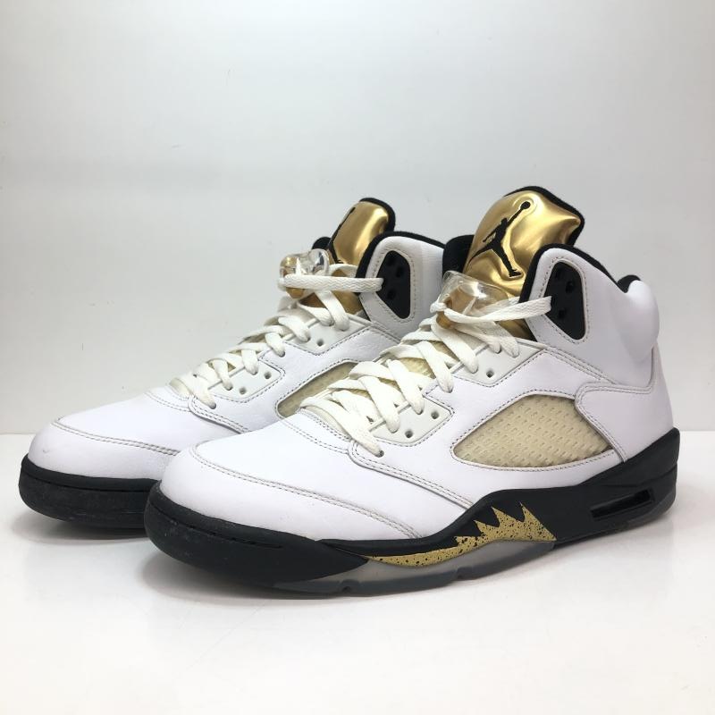šNIKE AIR JORDAN 5 RETRO OLYMPIC 2016 28.5cm 136027-133ʥ 硼 5OΩŹ