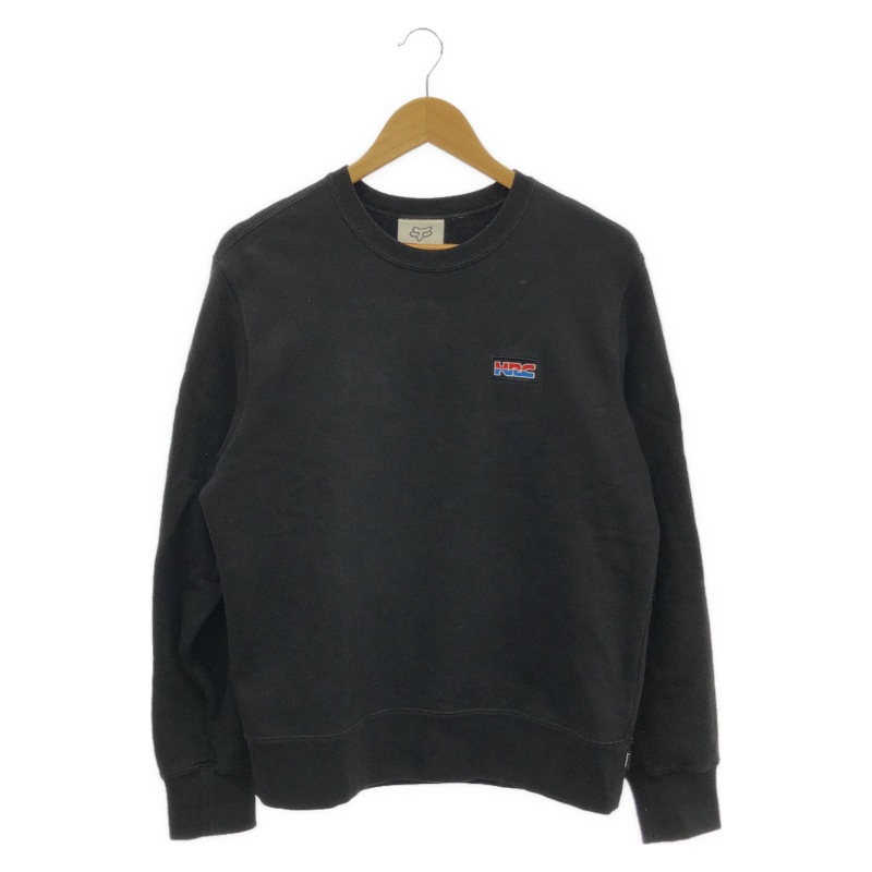����š�Supreme 19FW Fox Racing Crewneck ������S �֥�å�������ץ꡼���O˭�ġ�
