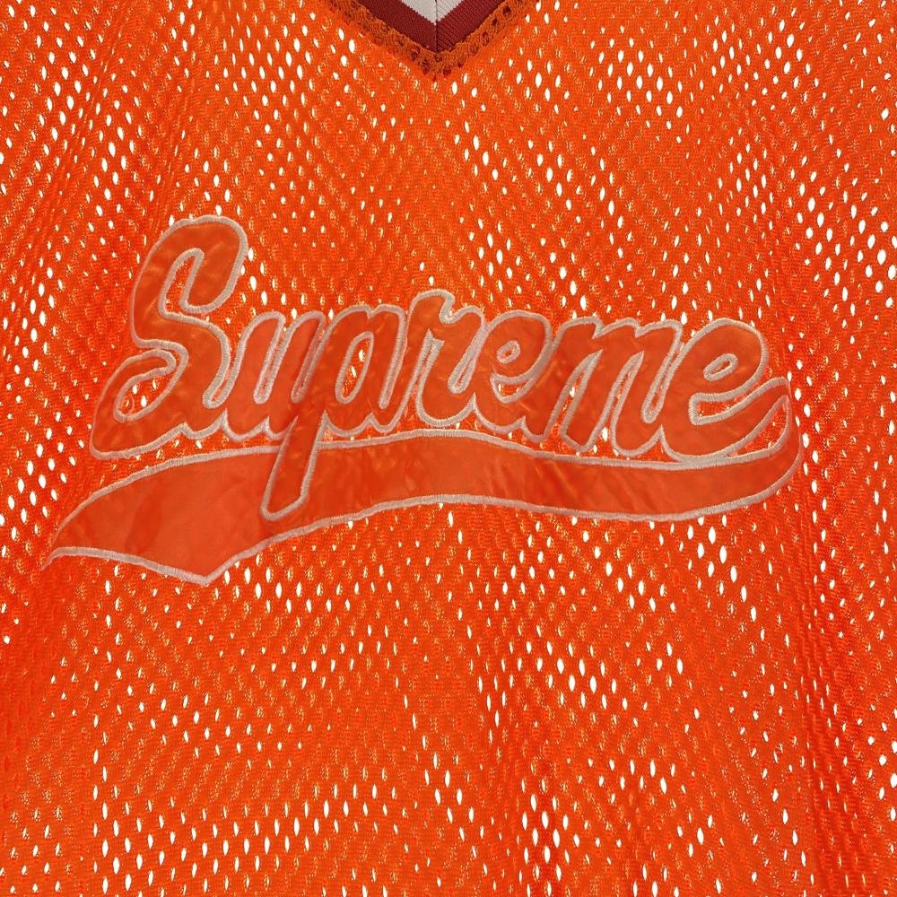 šSupreme 18SS Mesh baseball Top L  ץ꡼ å١ܡȥåץO˭Ź