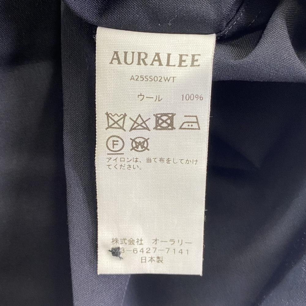 ����š�AURALEE 25ss SUPER FINE TROPICAL WOOL OPEN COLLAR HALF SLEEVED SHIRT ������4 A25SS02WT TOP DARK NAVY ������꡼ �����ѡ��ե�����ȥ��ԥ��륦���� �����ץ󥫥顼 �ϡ��ե��꡼�֥���� ��O˭��Ź��