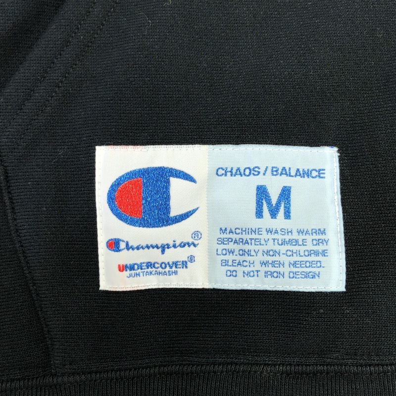 ����š�UNDERCOVER �� Champion ���åץѡ����� M C8-B107 �֥�å� ����������С� �����ԥ����OȾ�ġ�