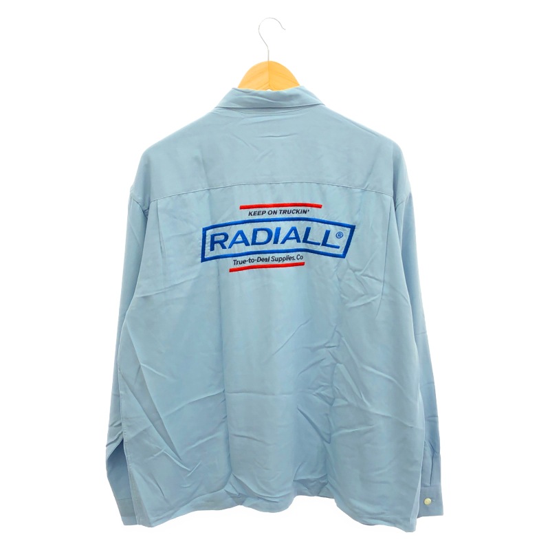 ����š�RADIALL ROADSIDE - OPEN COLLARED SHIRT L/S ������M RAD-26SS-SH007-1����ǥ����롡�����ɥ����ȡ�O˭�ġ�