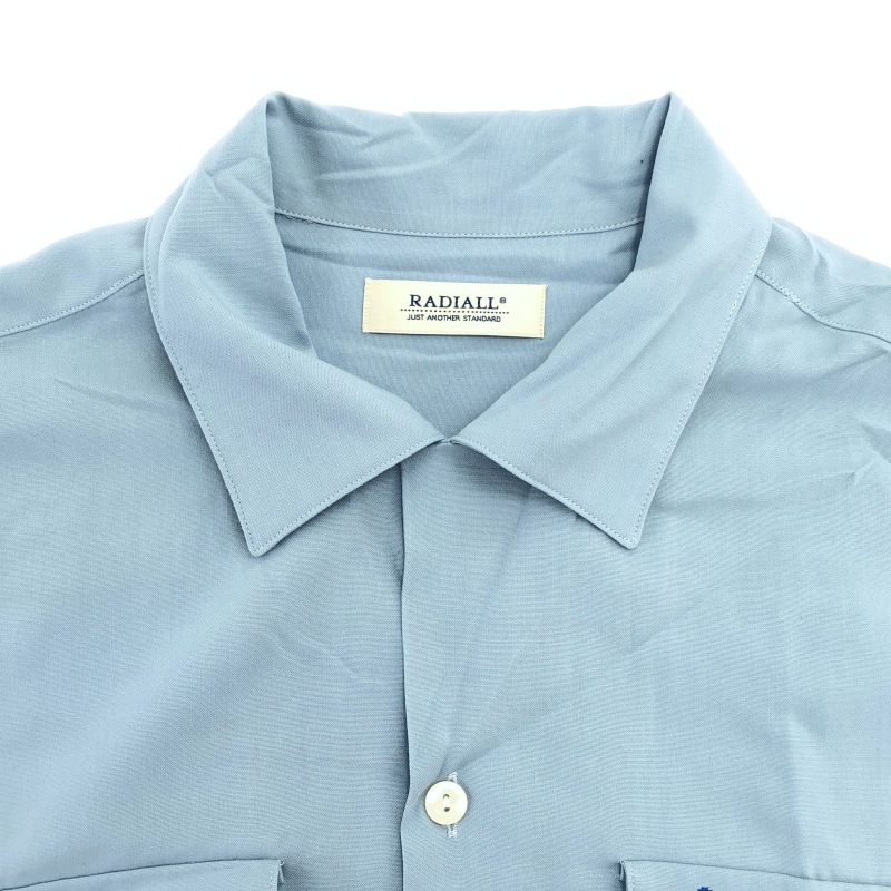 ����š�RADIALL ROADSIDE - OPEN COLLARED SHIRT L/S ������M RAD-26SS-SH007-1����ǥ����롡�����ɥ����ȡ�O˭�ġ�