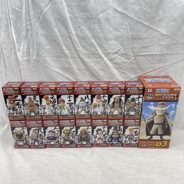 中古】ワンピース ワールドコレクタブルフィギュア 白髭海賊団セット