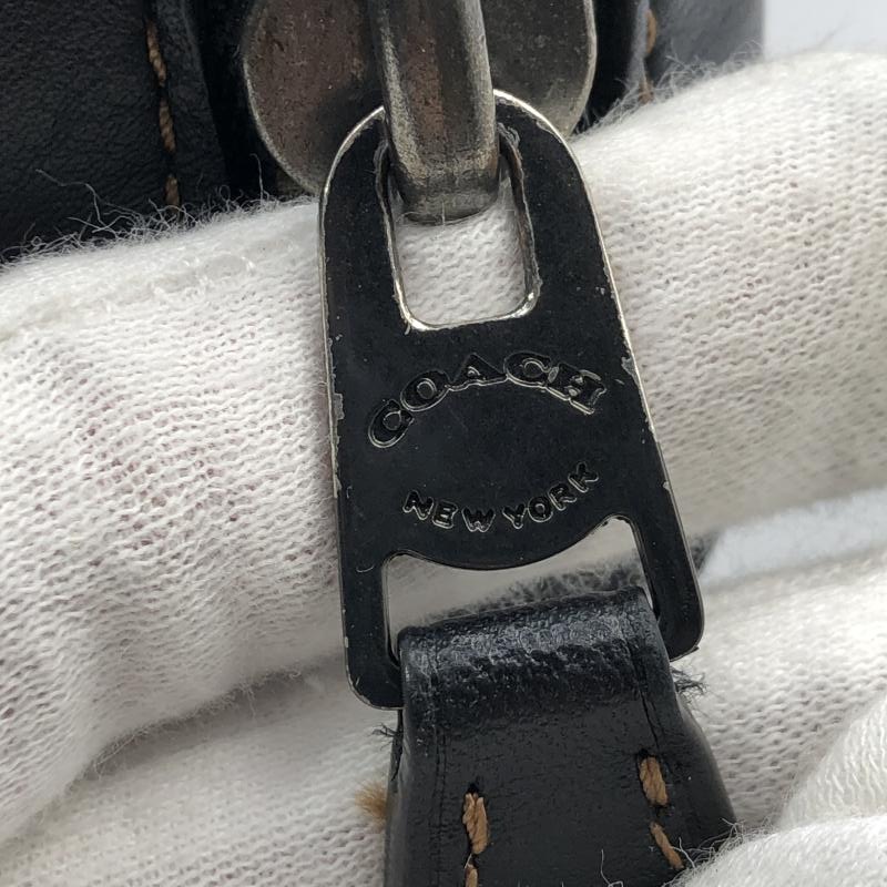 ����š�COACH ����ϥ�ܥǥ��Хå� �쥶�� �֥�å� �֥饦�� C1980-F37598 ��������O˭�ġ�