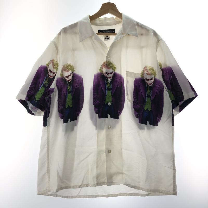 ����š�WACKO MARIA 25SS THE DARK KNIGHT TRILOGY S/S HAWAIIAN SHIRT Ⱦµ����� L �ۥ磻�� �拾�ޥꥢ��OȾ�ġ�