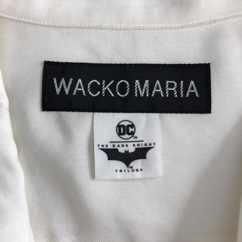 ����š�WACKO MARIA 25SS THE DARK KNIGHT TRILOGY S/S HAWAIIAN SHIRT Ⱦµ����� L �ۥ磻�� �拾�ޥꥢ��OȾ�ġ�