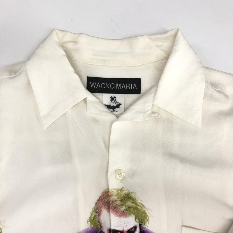 ����š�WACKO MARIA 25SS THE DARK KNIGHT TRILOGY S/S HAWAIIAN SHIRT Ⱦµ����� L �ۥ磻�� �拾�ޥꥢ��OȾ�ġ�