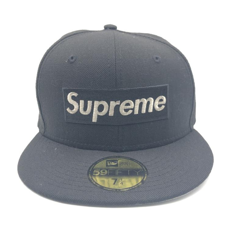 ����š�SUPREME��$1M Metallic Box Logo New Era��CAP���֥�å���������57.7cm������ץ꡼���O˭��Ź��