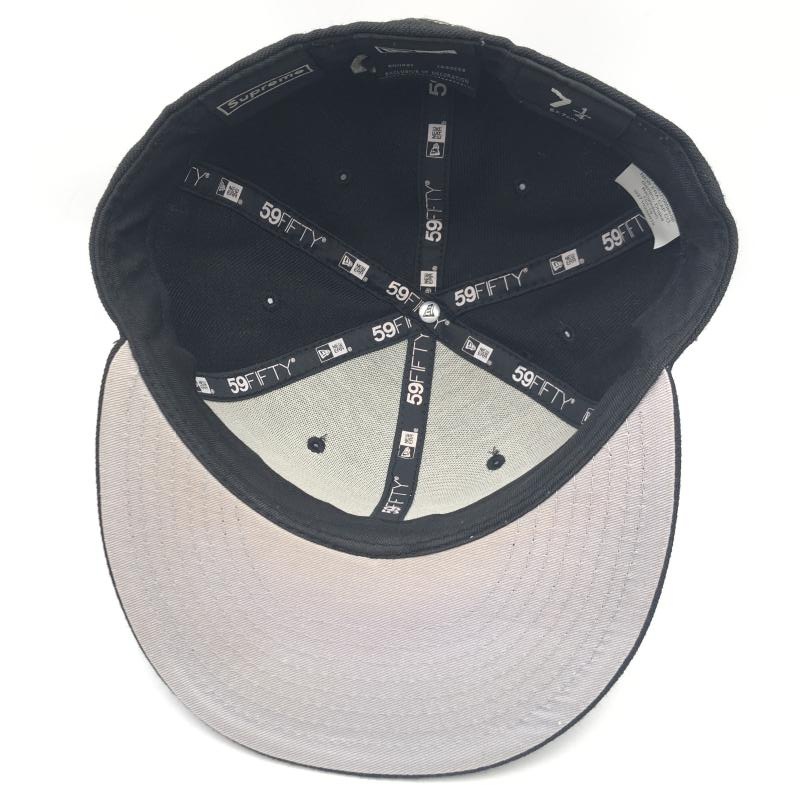 ����š�SUPREME��$1M Metallic Box Logo New Era��CAP���֥�å���������57.7cm������ץ꡼���O˭��Ź��
