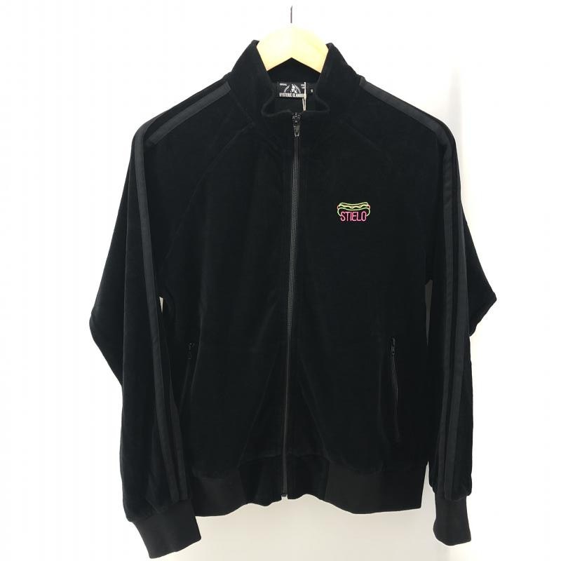 ✨激レア‼︎✨ヒステリックグラマー トラックジャケット ベロア ジャージ 男女兼用 中古】HYSTERIC GLAMOUR Stie-lo Night Game ベロアトラック