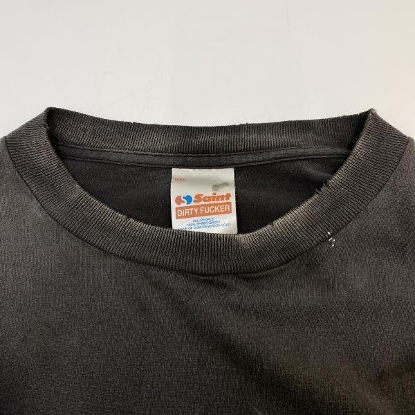 ����š�SAINT MICHAEL��TEFLON DISCO 25ss INSANITY L/S Tee S �֥�å� SM-HR8-0000-C41 ����ȡ��ޥ������O������