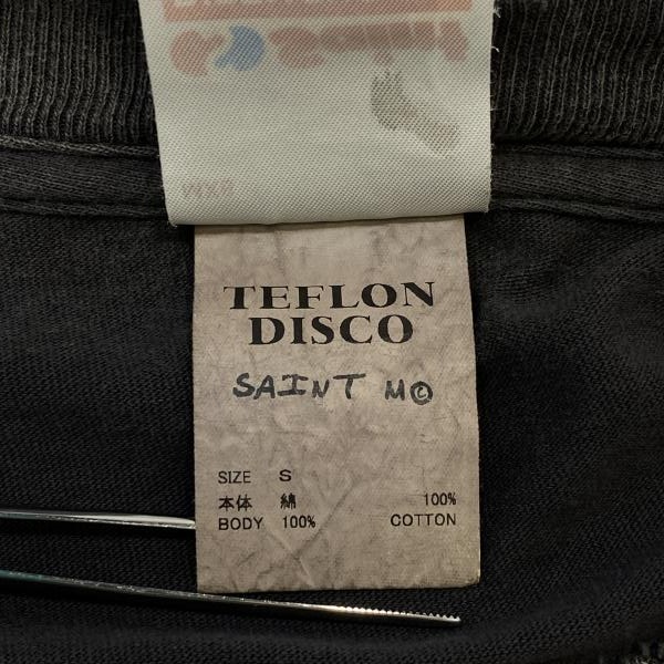 ����š�SAINT MICHAEL��TEFLON DISCO 25ss INSANITY L/S Tee S �֥�å� SM-HR8-0000-C41 ����ȡ��ޥ������O������