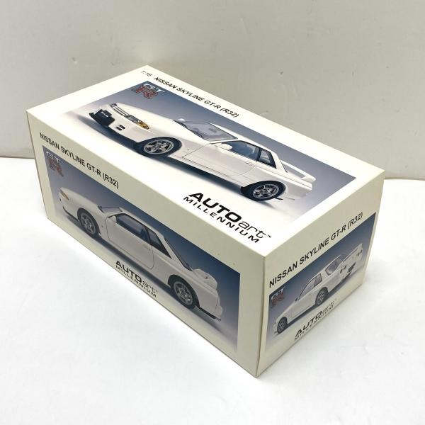 ����šۡڳ�����1/18 NISSAN SKYLINE GT-R R32 (���ꥹ����ۥ磻��) ��MILLENNIUM�� [77342]��O��ë��