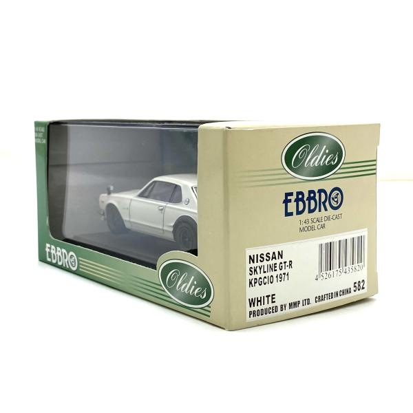 ����šۡڳ�����1/43 NISSAN SKYLINE GT-R KPGC10 1971 (�ۥ磻��) ��Oldies�� [43582]��O��ë��