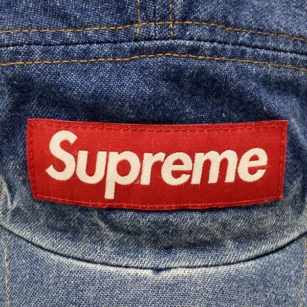 ����š�SUPREME Box Logo Denim Camp Cap ����ǥ��� ����ץ꡼���O������