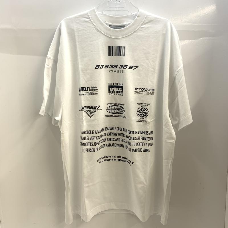 ����š�VETMENTS All Rights Reserved T-Shirts L �ۥ磻�� �����ȥ���O��¼Ź��