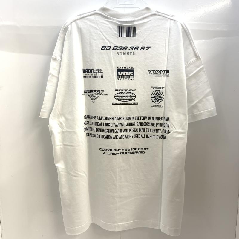 ����š�VETMENTS All Rights Reserved T-Shirts L �ۥ磻�� �����ȥ���O��¼Ź��