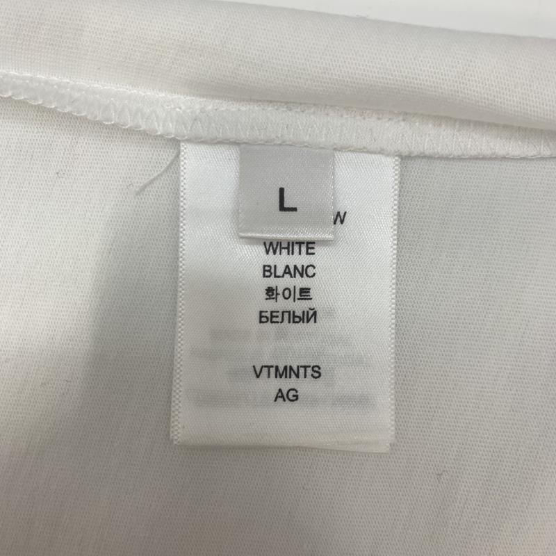 ����š�VETMENTS All Rights Reserved T-Shirts L �ۥ磻�� �����ȥ���O��¼Ź��