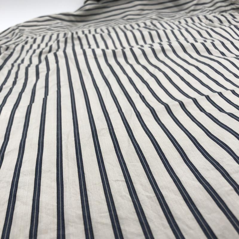 ����š�EVISEN WILLIAM STRIPED SHIT Ⱦµ����� M �ۥ磻�� �֥롼 ���ӥ����OȾ��Ź��