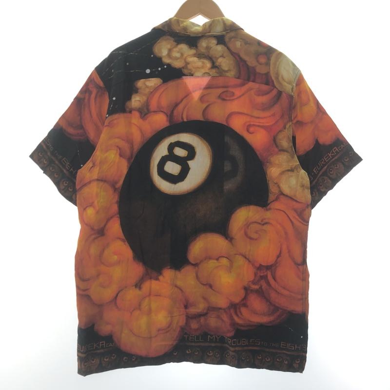 ����š�Supreme 19FW Martin Wong/Supreme 8-Ball Rayon S/S Shirt Ⱦµ����� L ����� ����ץ꡼���OȾ��Ź��