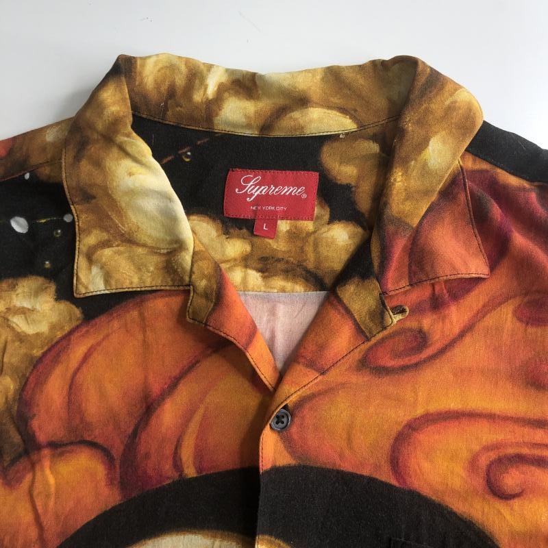 ����š�Supreme 19FW Martin Wong/Supreme 8-Ball Rayon S/S Shirt Ⱦµ����� L ����� ����ץ꡼���OȾ��Ź��