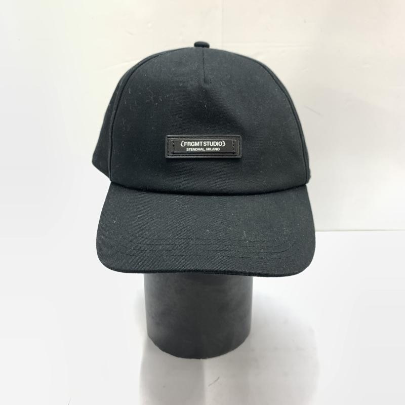 極美品✨モンクレール　ロゴ刺繍 キャップ 帽子 ブラック 中古・古着通販】MONCLER (モンクレール) ロゴワッペンキャップ