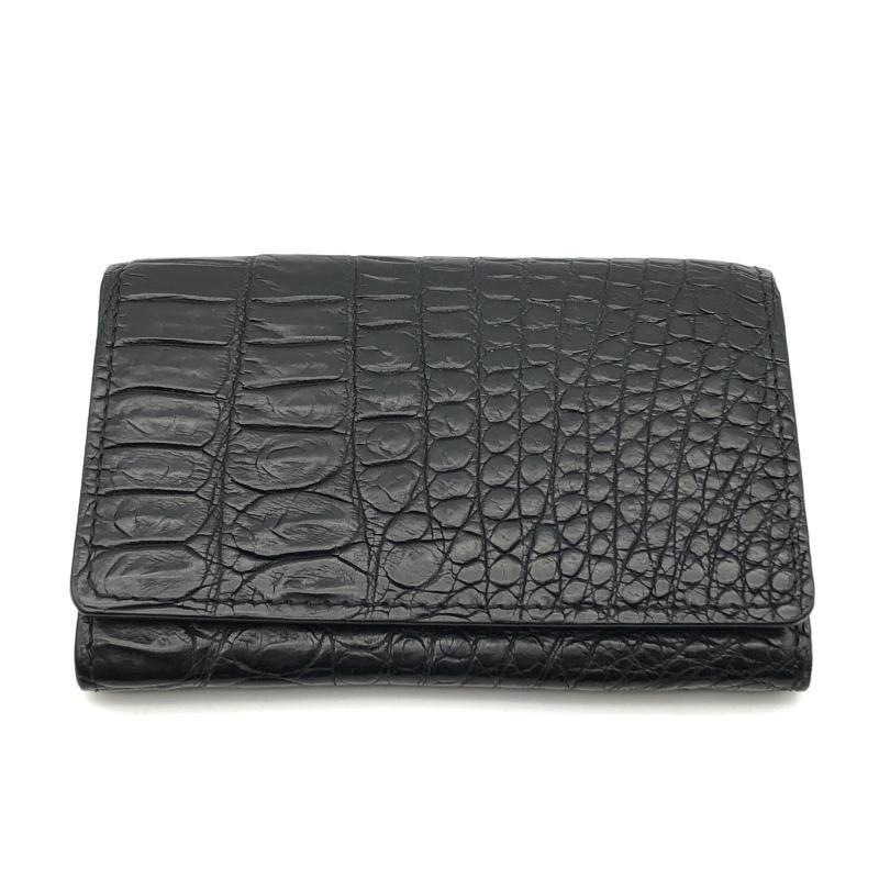 ����š�PELLE MORBIDA Cocodrillo �����ɥ����� CRS011A �֥�å� �ڥå� ���ӥ���OȾ�ġ�