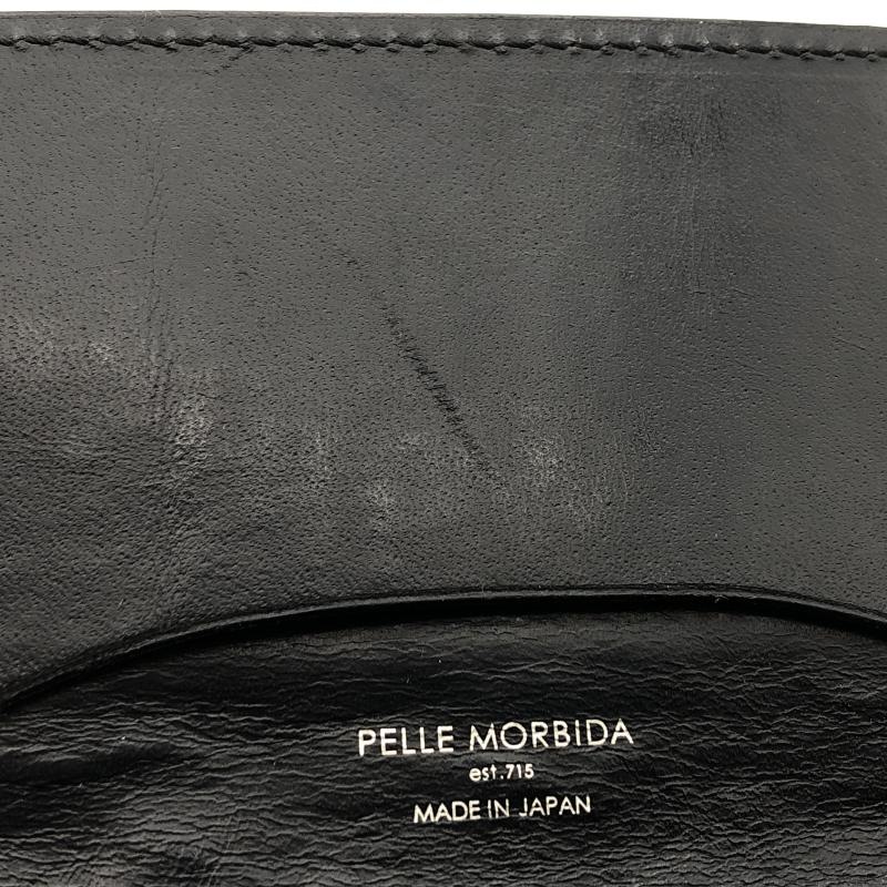 ����š�PELLE MORBIDA Cocodrillo �����ɥ����� CRS011A �֥�å� �ڥå� ���ӥ���OȾ�ġ�