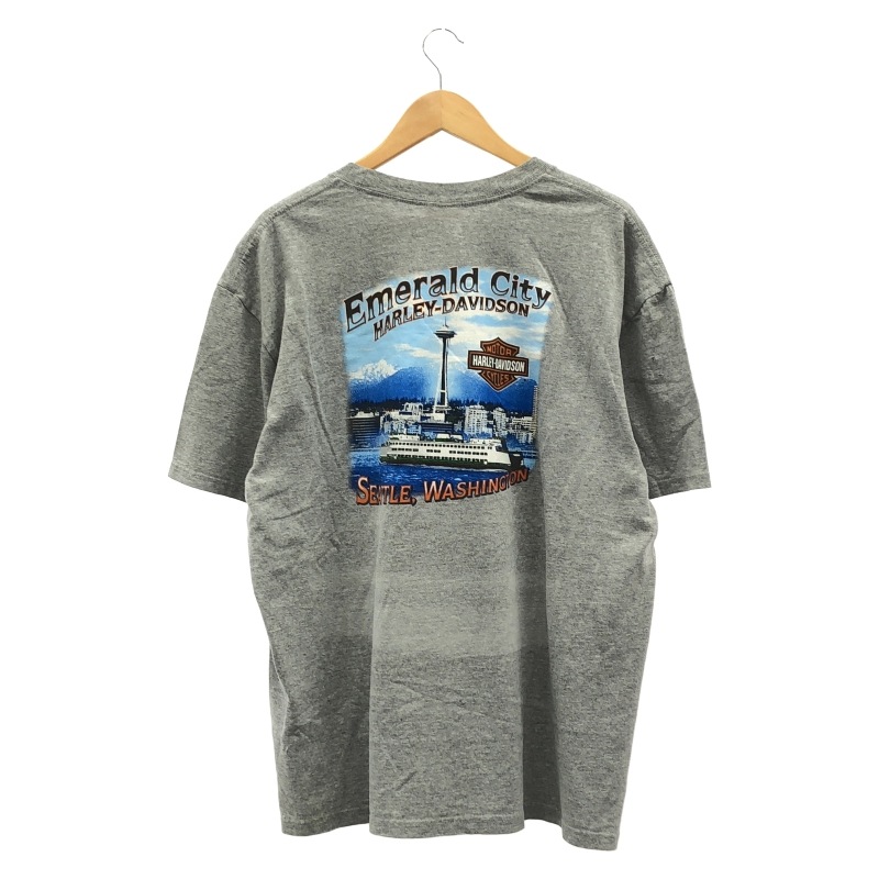 ����š�Harley Davidson ξ�̥ץ���Tee ������� Emerald City XL ���졼 �ϡ��졼���ӥåɥ����OȾ��Ź��