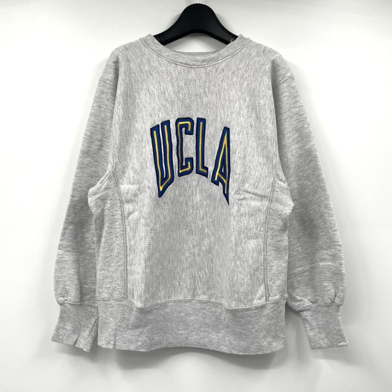 ����š�80s Champion UCLA �ɽ� REVERSE WEAVE ������M ���졼 �������å� �ȥ졼�ʡ� �����ԥ����O˭�ġ�